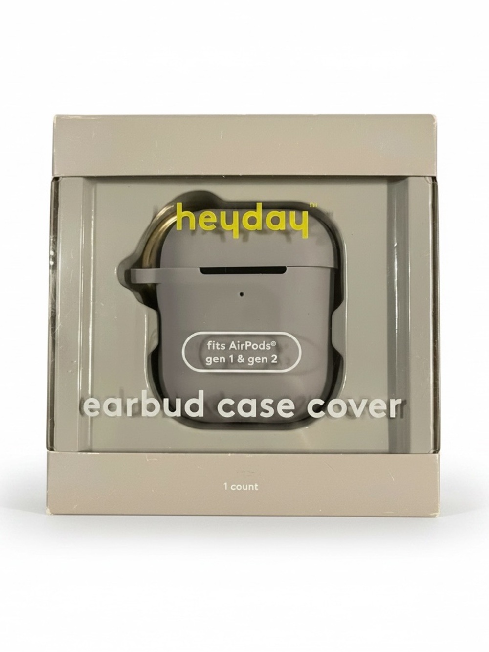 heyday Earbud Case Cover for AirPods (Gen 1 & 2) - Gray